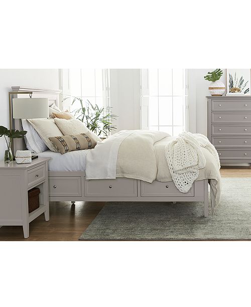 Sanibel Storage Platform Bedroom Furniture Collection Created For Macy S