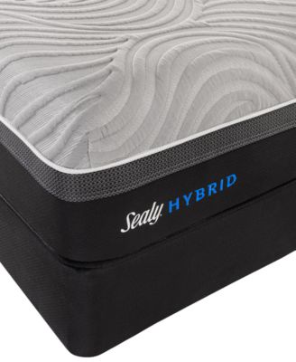 Sealy - Copper II 13.5" Hybrid Plush Mattress Set- Queen Split