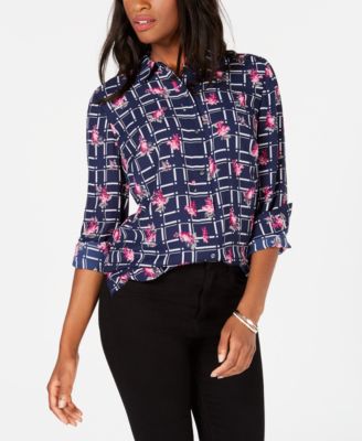 macy's blouses petite