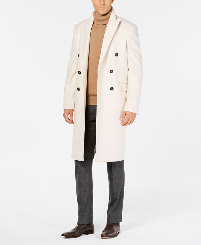 Calvin Klein Men's Monarch X-Fit Slim-Fit Overcoat & Reviews - Coats &  Jackets - Men - Macy's