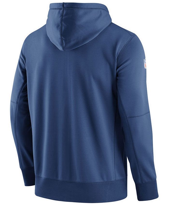 Nike Men's Indianapolis Colts Seismic Therma Full-Zip Hoodie - Macy's