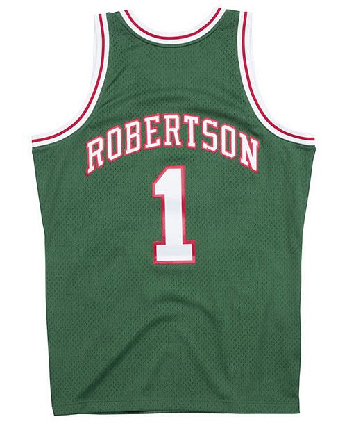 Mitchell & Ness Men's Oscar Robertson Milwaukee Bucks ...