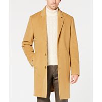 Michael Kors Men's Madison Luxury Italian Fabric Modern-Fit Overcoat