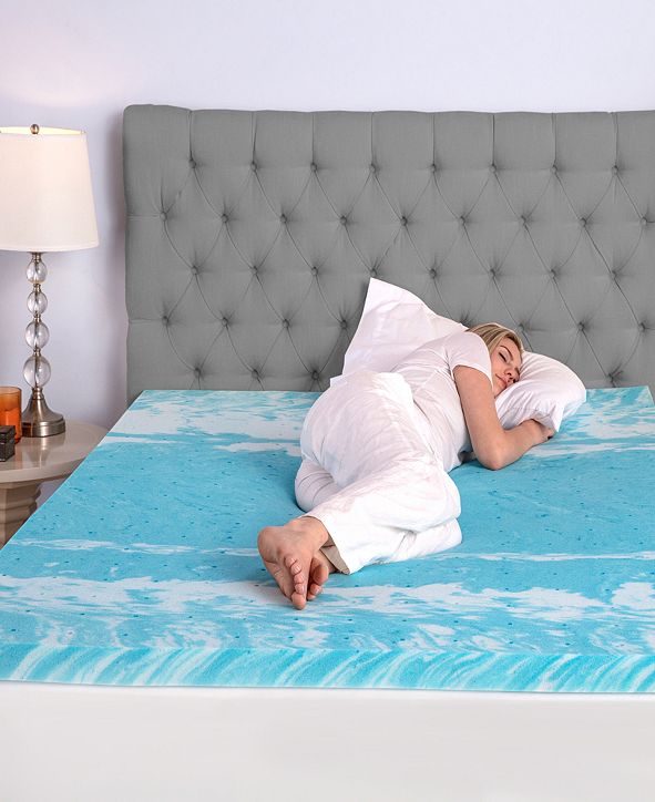 3" Gel Swirl Memory Foam Queen Mattress Topper & Reviews