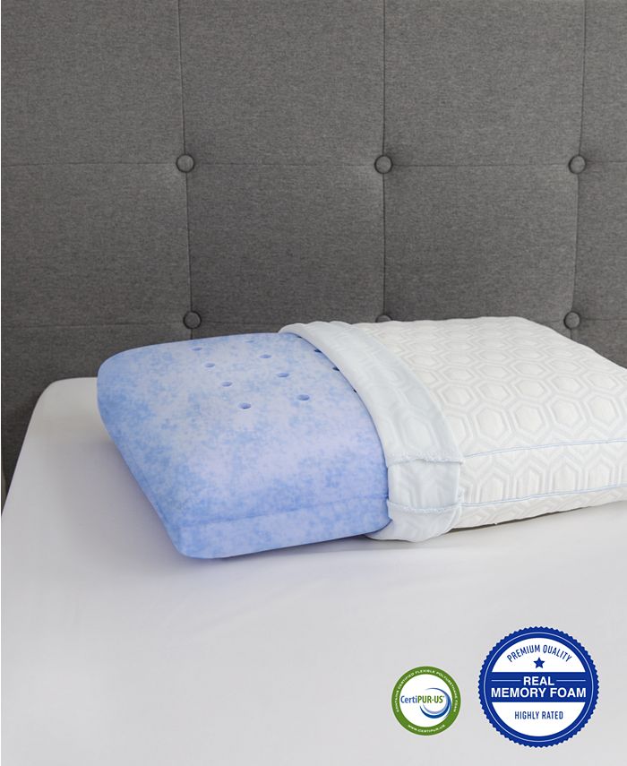 CLOSEOUT! Luxury GelInfused Memory Foam King Gusseted Pillow