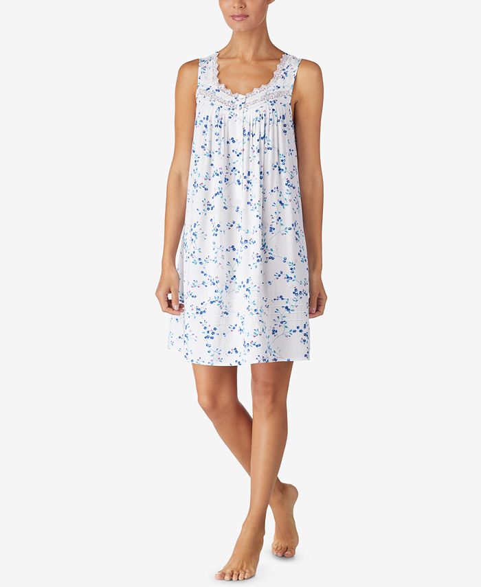 Eileen West Printed Short Nightgown Macy's