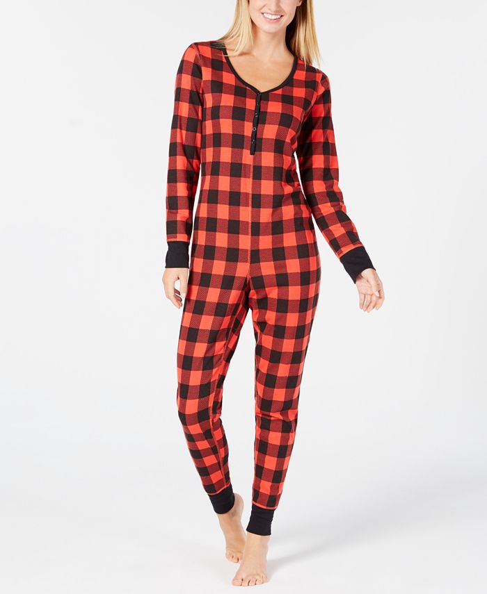 Jenni Thermal One-Piece Pajama, Created for Macy's - Macy's