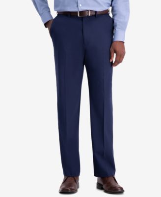 JMH Men's 4-Way Stretch Classic Fit Flat Front Dress Pant
