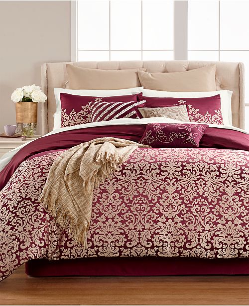 Martha Stewart Collection Antique Damask Reversible 220 Thread