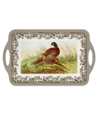 Spode - Woodland Pheasant Melamine Large Tray