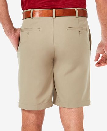 Haggar - Men's Cool 18 PRO Flat Front Classic-Fit 9.5" Shorts