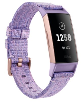 fitbit lavender woven band