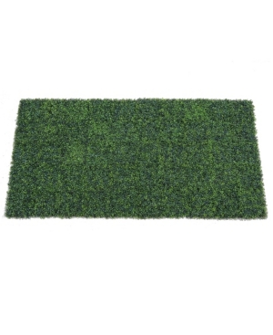 Vickerman 50" Artificial Green Boxwood Mat