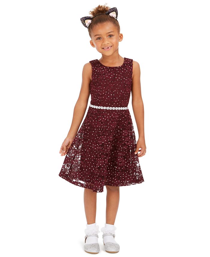 Speechless glitter cheap lace dress