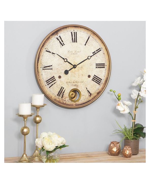 Aspire Home Accents Raleigh Pendulum Wall Clock & Reviews Clocks