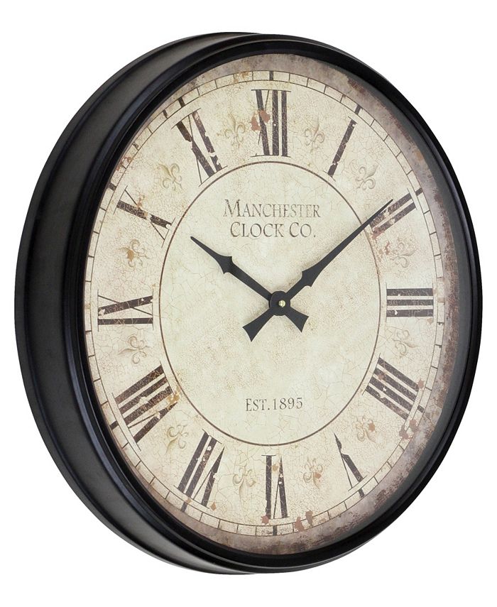 Aspire Home Accents Layla Round Wall Clock Macy's