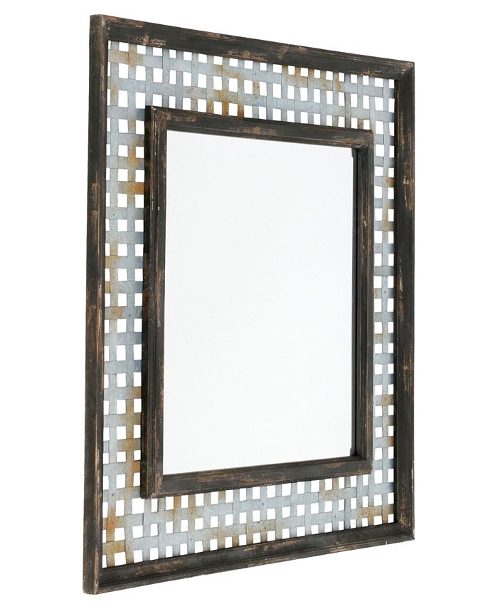 Aspire Home Accents Bergen Square Farmhouse Wall Mirror Macy's