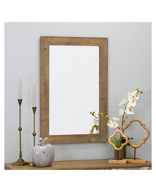 Aspire Home Accents Morris Wall Mirror Nutmeg 36 x 24 & Reviews All