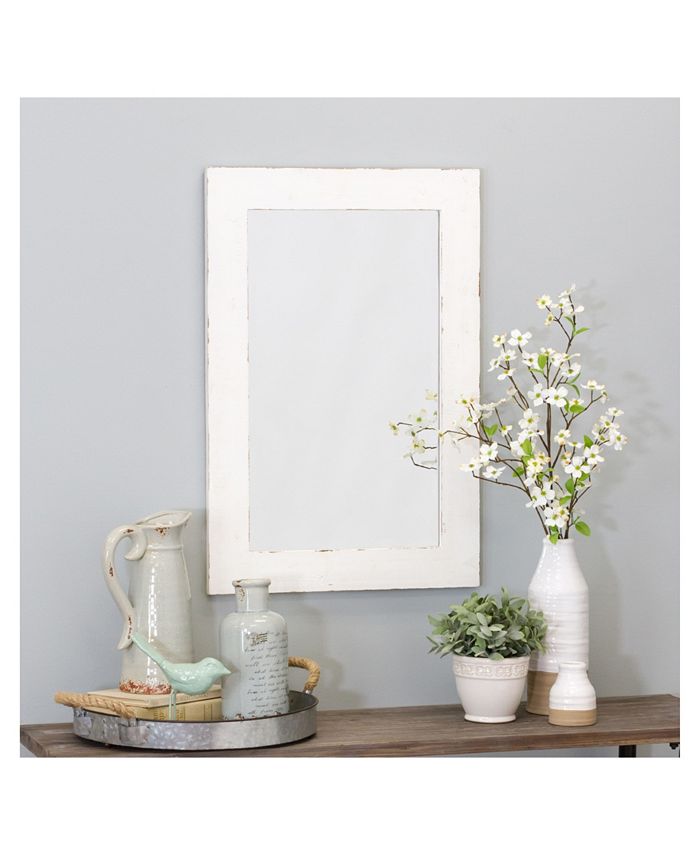 Aspire Home Accents Morris Wall Mirror White 30 x 20 Macy's