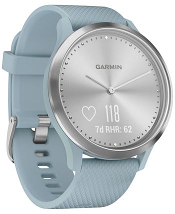 Garmin Unisex v vomove HR Sport Seafoam Silicone Strap Hybrid