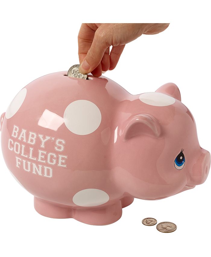 Precious Moments Baby's College Fund Piggy Bank, Girl Macy's