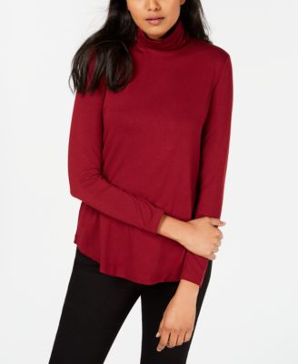 JM Collection - Petite Turtleneck Top