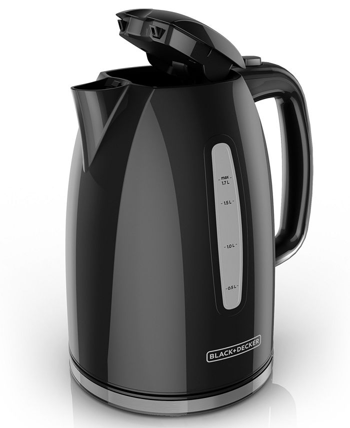 Black + Decker 1.7l Rapid Boil Electric Cordless Kettle, Coffee, Tea &  Espresso, Furniture & Appliances