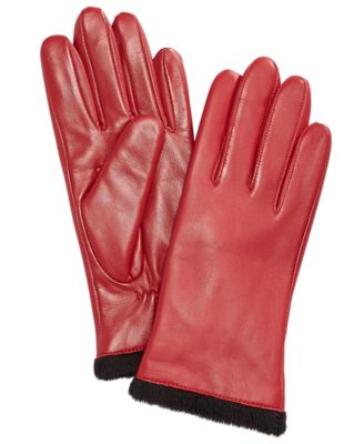 leather gloves macys