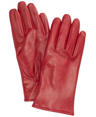 red leather gloves for sale