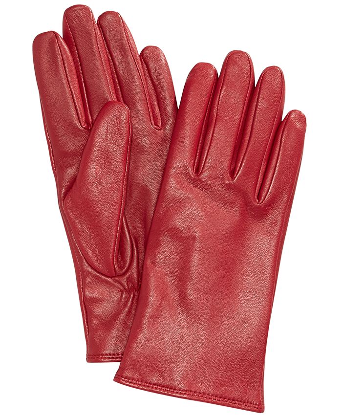 Charter Club Cashmere Lined Leather Tech Gloves Created for