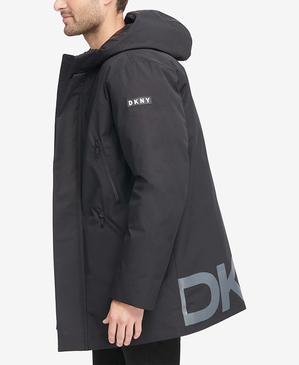 DKNY Men's FullLength Hooded Parka, Created for Macy's & Reviews