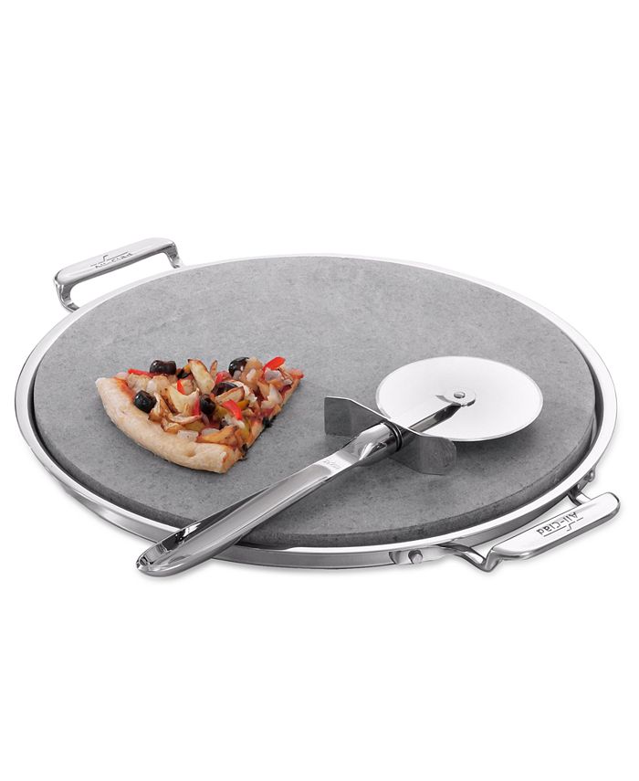 All-Clad - Pizza/Baking Stone with Pizza Cutter