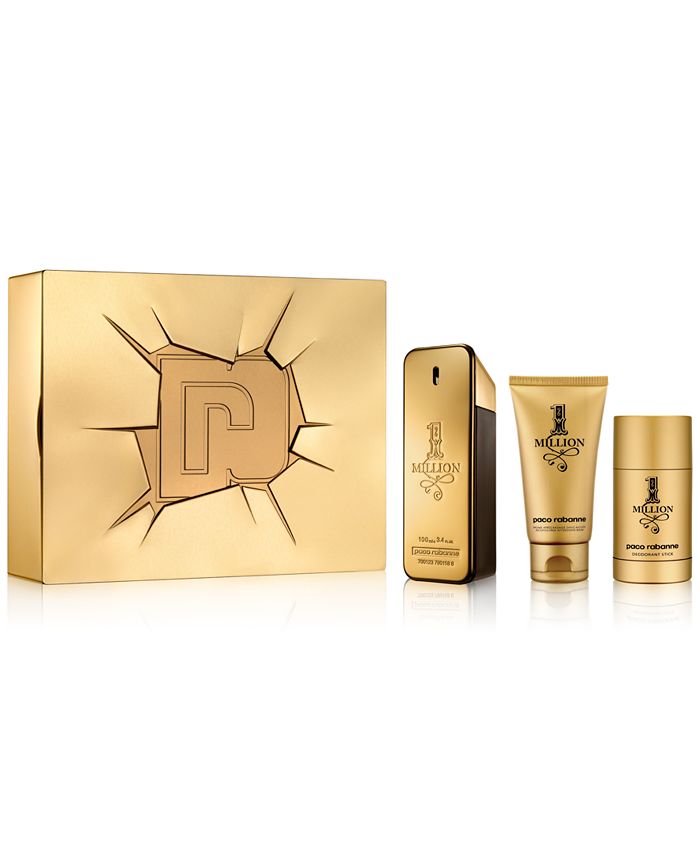 Paco Rabanne Men's 3Pc. 1 Million Gift Set Macy's