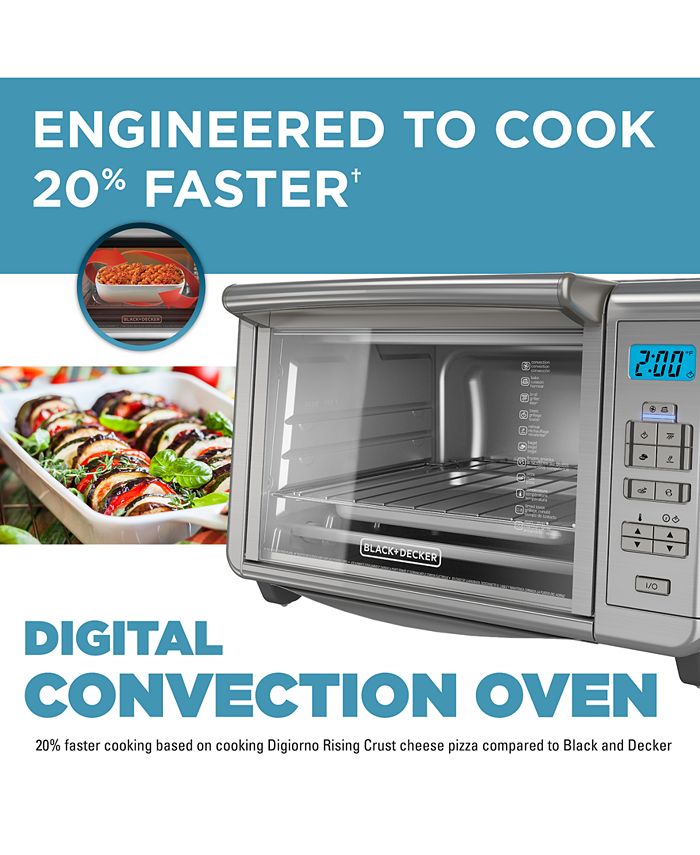 Black & Decker 6Slice Digital Convection Counter Top Toaster Oven
