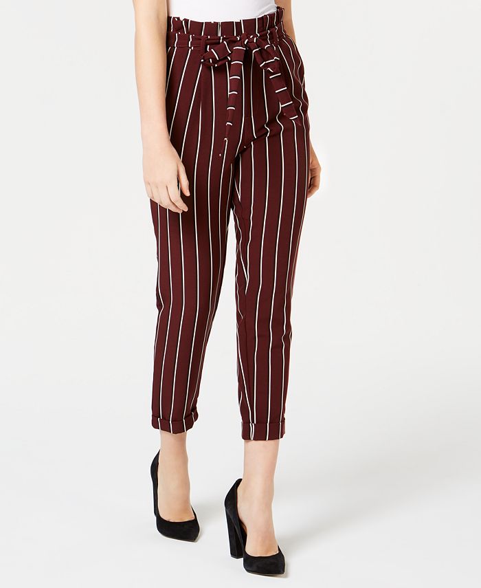 Juniors best sale striped pants