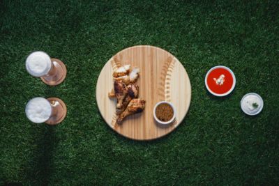 Toscana&reg; by Home Run! Baseball Cutting Board & Serving Tray