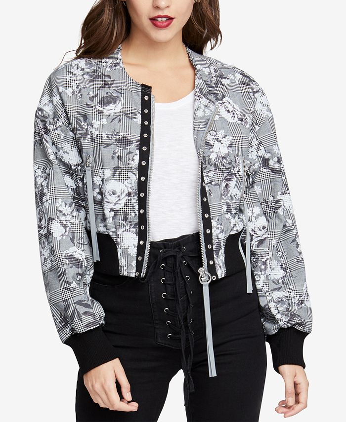 RACHEL Rachel Roy Cropped Bomber Jacket Created for Macy s Macy s