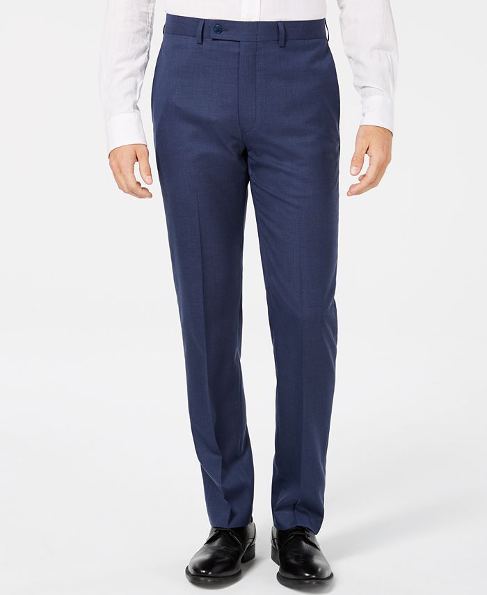 Calvin Klein Men s Slim Fit Solid Dress Pants Macy s