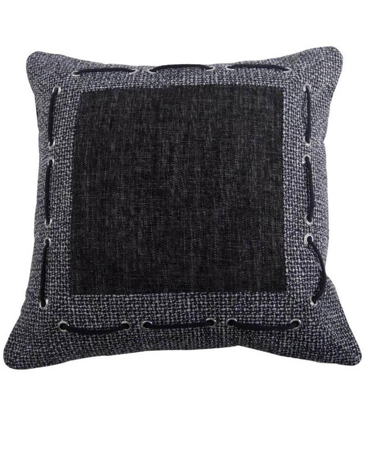 HiEnd Accents Tweed and Chenille 18x18 Pillow