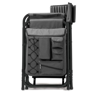 by Picnic Time Dark Gray Fusion Backpack Chair with Cooler