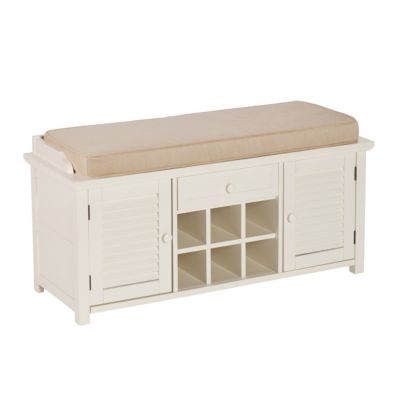 Winsome Addison 2 Piece Storage Bench With Cushion Seat Reviews