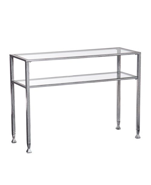 Southern Enterprises Metal Glass Console Table Quick Ship