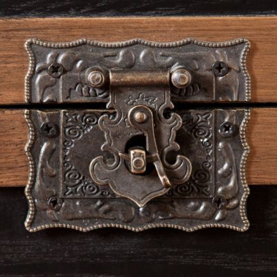 Southern Enterprises Drifton Travel Trunk Console Table