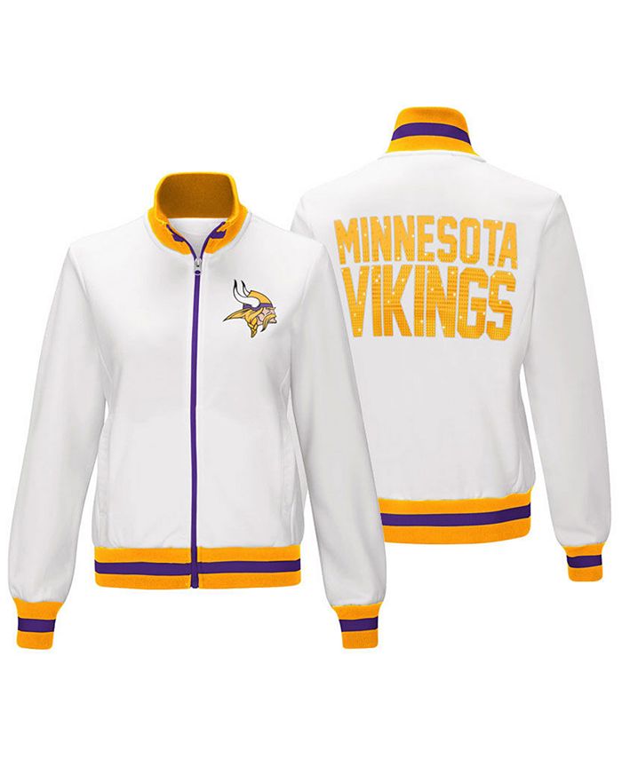 G III Sports Women s Minnesota Vikings Field Goal Track Jacket