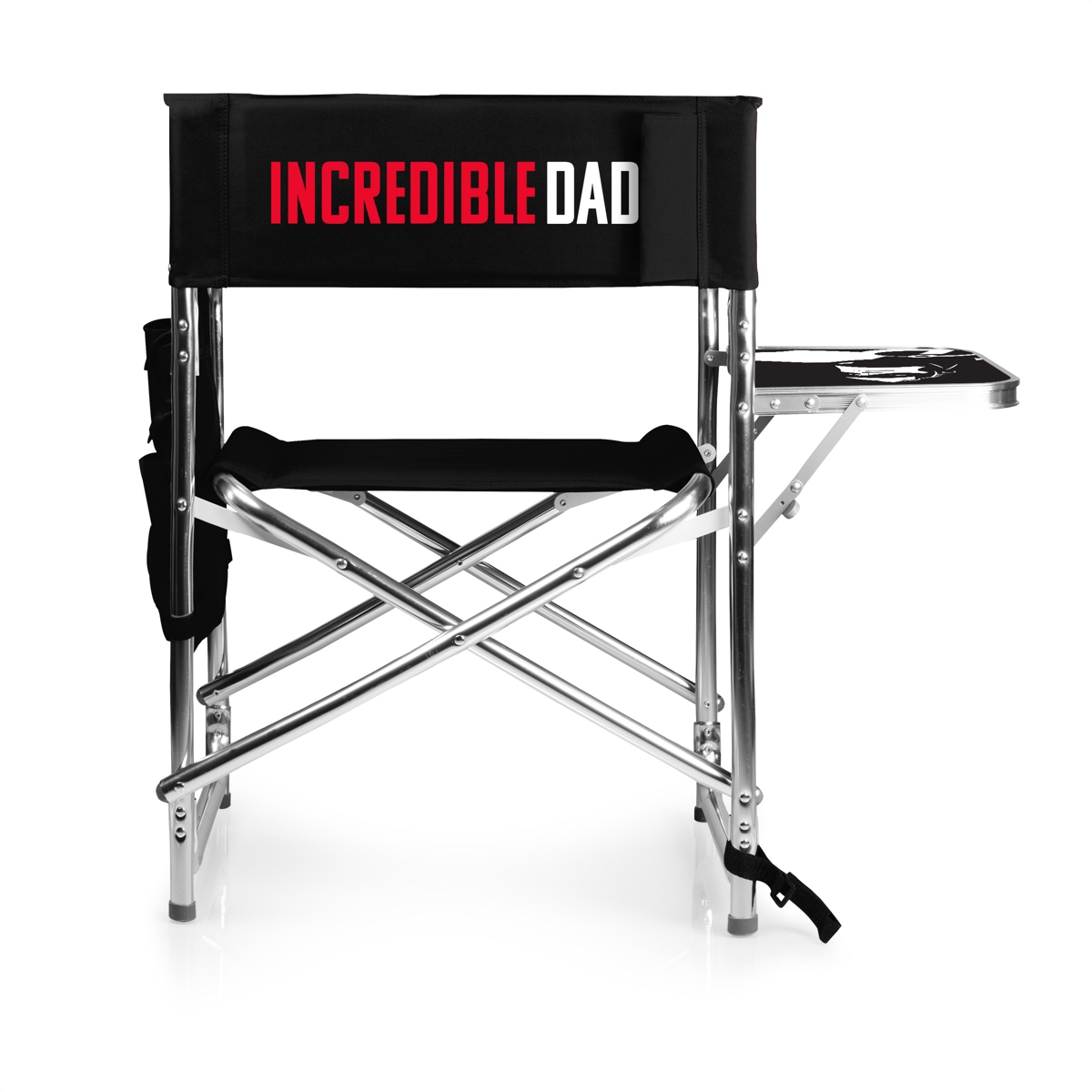 Oniva by Picnic Time Disney's The Incredibles Mr. Incredible Sports Chair - Black