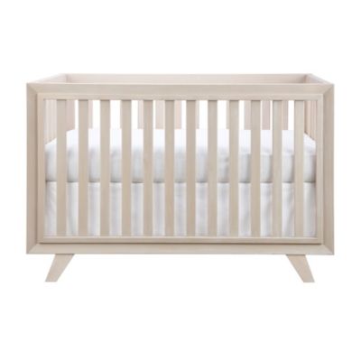 two tone baby crib