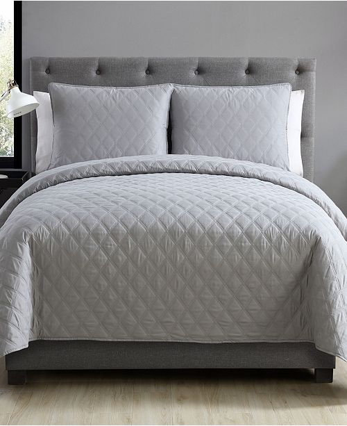 Vcny Home Buckingham Diamond Quilted Coverlet Set Collection