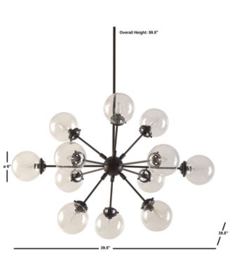 Paige Metal & Glass Chandelier