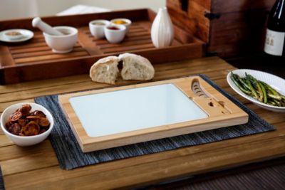 Toscana&reg; by Icon Glass Top Cutting Board & Knife Set