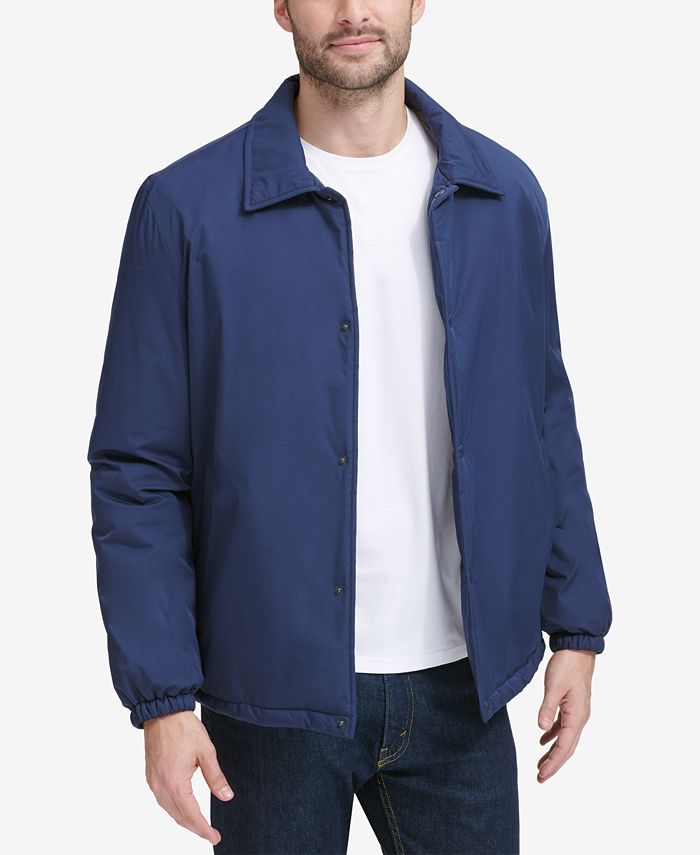 Cole Haan - Men's Coaches Jacket with Sherpa-Fleece Lining